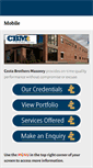 Mobile Screenshot of costabrothersmasonry.com
